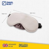 Маска для глаз ЛЮКС Travel Blue 453