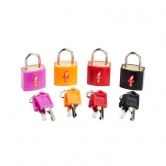 Набор из 4-х цветных замков TSA с ключами KORJO TSA LL4